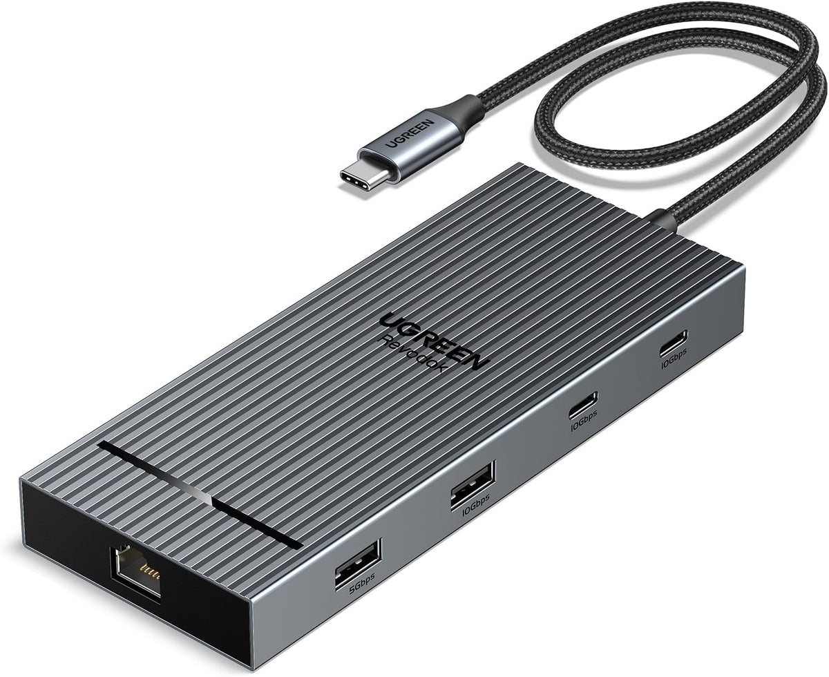 UGREEN USB C Docking Station Dual Monitor 4K@60Hz, 10-in-1 Dock with 2xHDMI by UGREEN