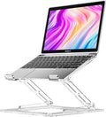 Laptop Stand for Desk, Portable Acrylic Laptop Riser, Ergonomic Adjustable Computer Stand Holder for Notebook MacBook Air Pro, Dell XPS, HP (10-17.3'') by VIGLT
