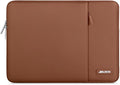 MOSISO Laptop Case 16 inch, 15-15.6 inch Laptop Sleeve Bag with Pocket | Compatible with MacBook Pro 16 M5 M4 M3 M2 M1, HP Acer Dell Lenovo ASUS, Polyester Vertical Computer Bag, Caramel Brown by MOSISO