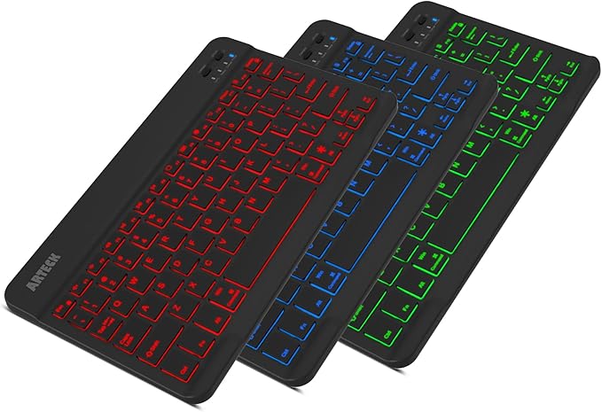Arteck Universal Backlit Wireless Bluetooth Keyboard for iPad, Tablet, PC by ARTECK
