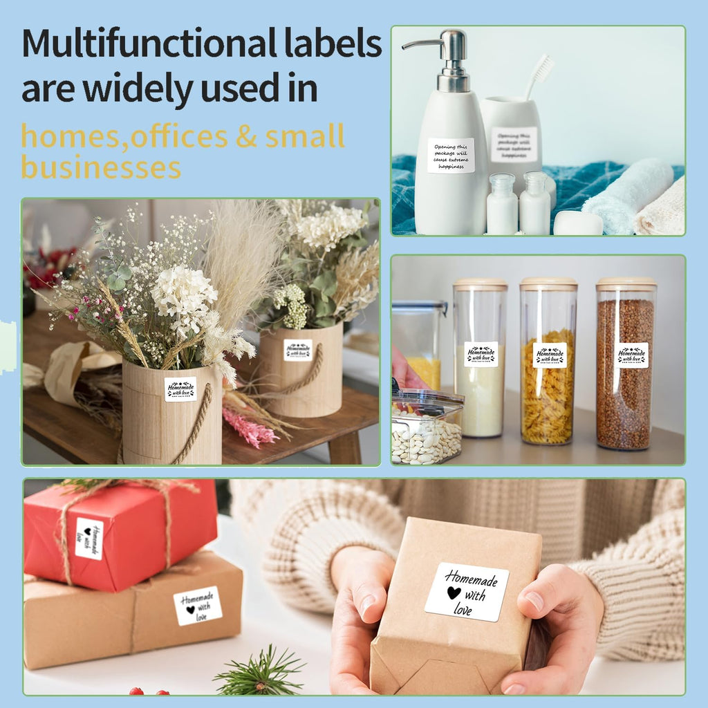 Phomemo Labels M110/M220/M128, 9 Rolls 2070 Pcs 1.57'' X 1.18'' (40X30mm) - Image 2