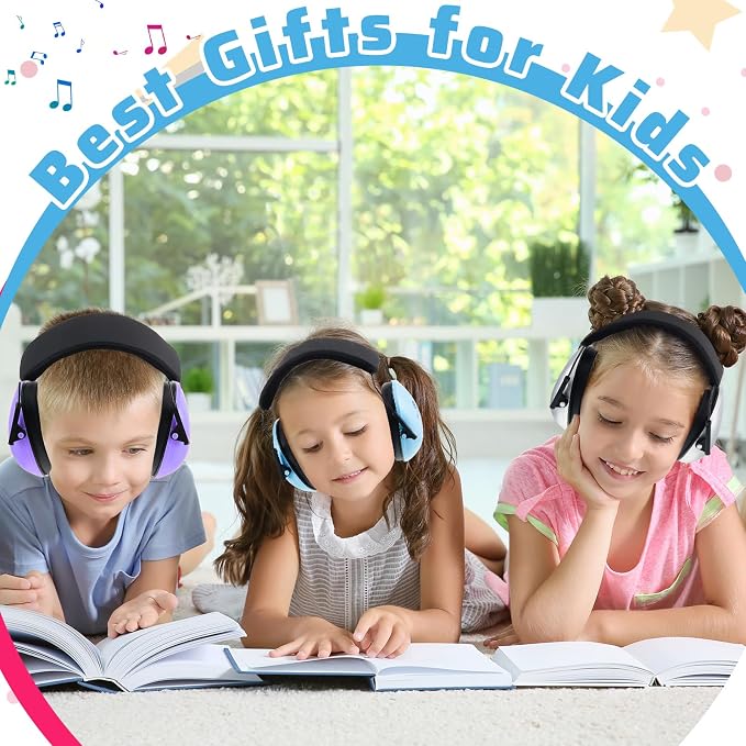 12 Pcs Kids Noise Cancelling Headphones Ear Muffs Macaron Style | Ear Protection for Kids Adults 27dB Noise Reduction Hearing Earmuff for Autism Sensory Relief Concerts Fireworks Studying - Image 8