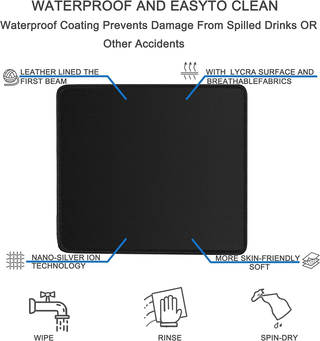 Mouse pad, Gaming Mouse pad with Stitched Edge, Premium-Textured Mousepad - Image 3