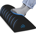 Foot Rest Ergonomic Pillow for Under Desk at Work, Black/X-Large by StepLively