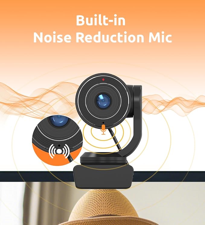 TOUCAN 1080P Webcam with Microphone,FHD Streaming Camera with 1080P/60fps,Privacy Protection Plug Play Ultra Compact Web Cam w/ 89°View for Computer/Meeting/Online Classes/Zoom/YouTube - Image 3
