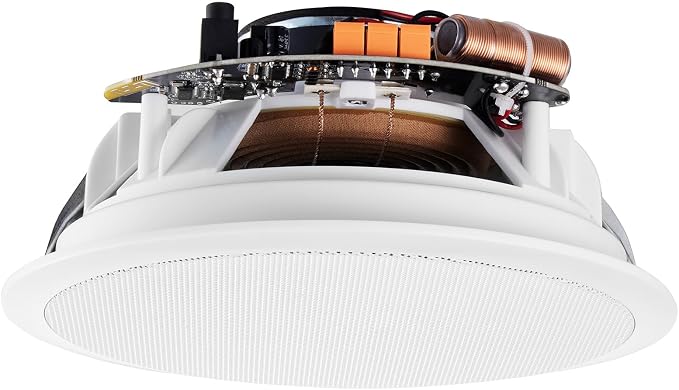VEVOR 4 PCs 6.5'' Bluetooth Ceiling Speakers, 600W Flush Mount Ceiling & in-Wall Speaker System with 8Ω Impedance 89dB Sensitivity, for Home Kitchen Living Room Bedroom or Covered Outdoor Porches - Image 4