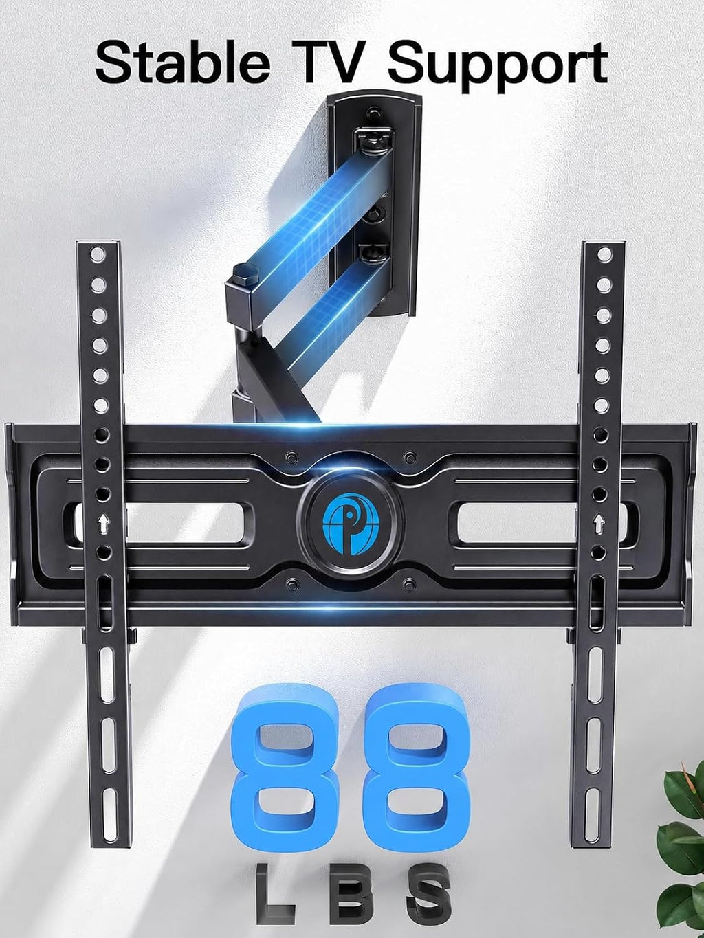 Pipishell Full Motion TV Wall Mount for Most 26-65 inch Flat & Curved TVs - Image 3
