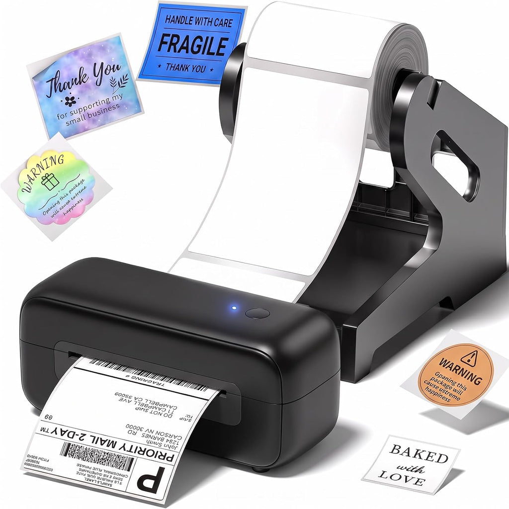 Phomemo USB Thermal Label Printer,Shipping Label Printer 4x6 & Label Holder by Phomemo