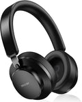 Over Ear Headphones Wireless Bluetooth, Noise Cancelling Headphones Bluetooth with Microphone, Cancelling Wireless Headphone Over Ear, 65h Playtime, Clear Calls, Comfort Fit For Travel (Black) by TSYUCXH