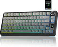 AULA S75 PRO Wireless Mechanical Keyboard with Screen&Knob, Tri-Mode Hot Swappable Gaming Keyboard 75%, Pre-lubed Switches, RGB Backlit, Side Printed PBT Keycaps, Creamy Sounding Computer Keyboards by AULA
