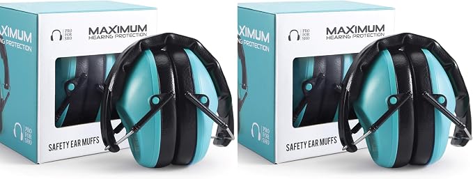 Pro For Sho 34dB NRR Hearing Protection Ear Muffs – Highest NRR Compact Design Ear Protection for Loud Events & Sensory Use by ProForSho