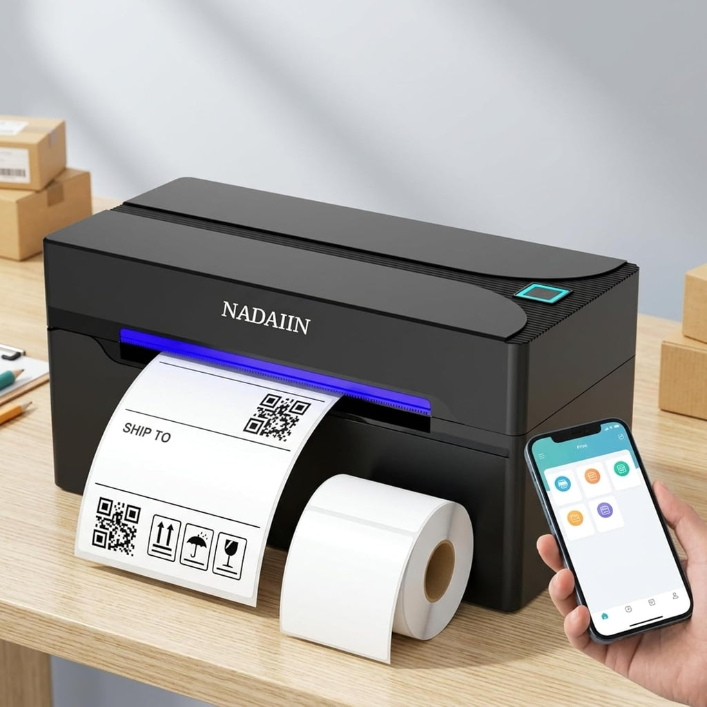 Mobile Thermal Label Printer, Bluetooth 4x6 Printer for Postage - Image 2