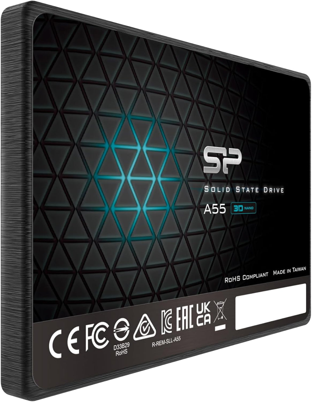 Silicon Power 1TB SSD 3D NAND A55 SLC Cache Performance Boost SATA III 2.5" 7mm (0.28") SSD Internal Solid State Drive (SU001TBSS3A55S25EC) - Image 2