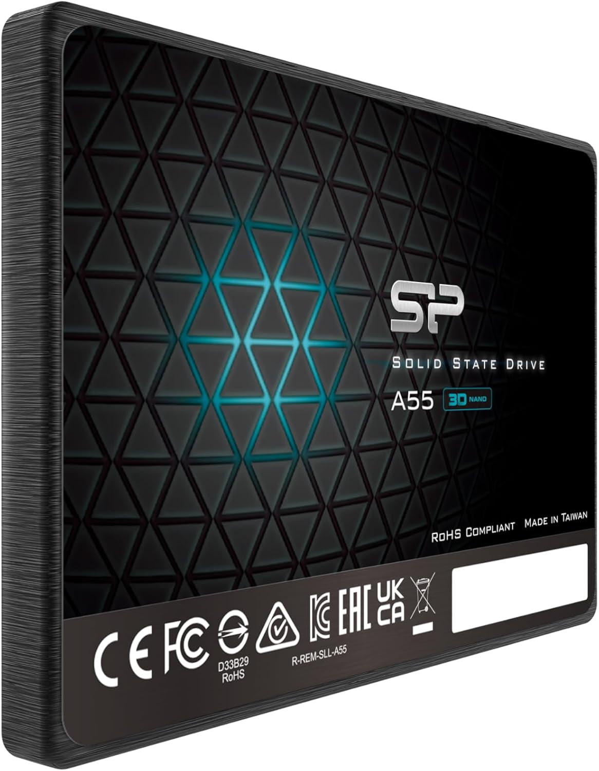 Silicon Power 1TB SSD 3D NAND A55 SLC Cache Performance Boost SATA III 2.5" 7mm (0.28") SSD Internal Solid State Drive (SU001TBSS3A55S25EC) - Image 2