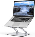 Laptop Stand for Desk, Adjustable Laptop Riser Holder | Metal Foldable Computer Stand Portable Notebook Mount, Ventilated Cooling Tablet Stand Compatible with 10-15.6” Laptops by Gogoonike