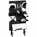 Clamp-On Desk Pegboard Organizer, 14 Accessories, Black by YDMeiker