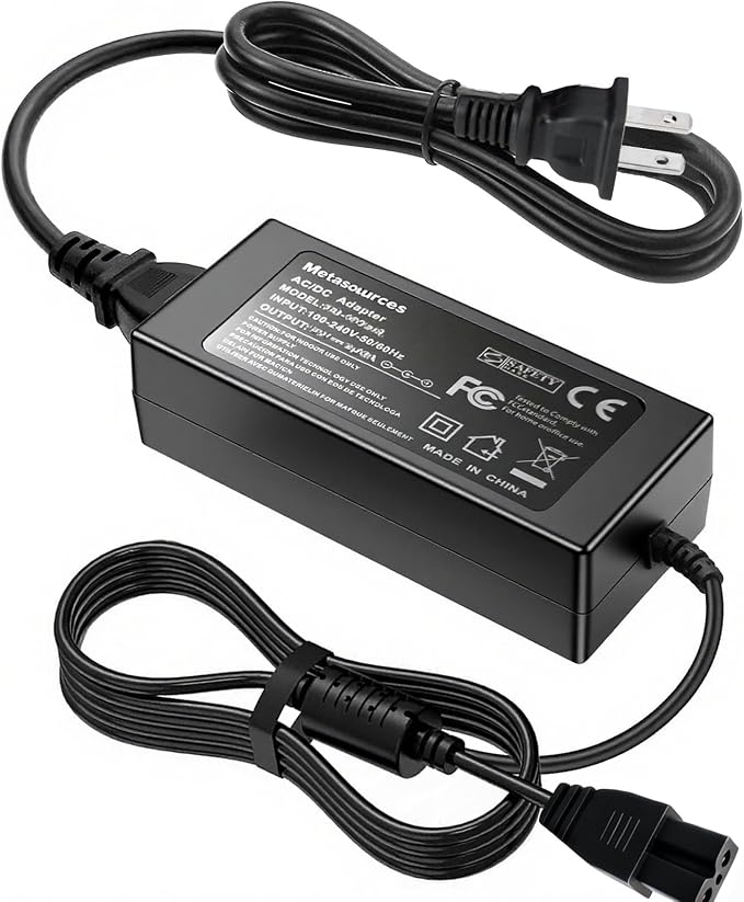 14V 5A Charger for EMART EM-RL-18-LED EMRL18LED 18" 65W Light ZF120A1405000 | 2-Prong ZF120A-1405000 Big Adjustable Ring Kit w/Stand AC/DC Adapter Power Supply - Image 3