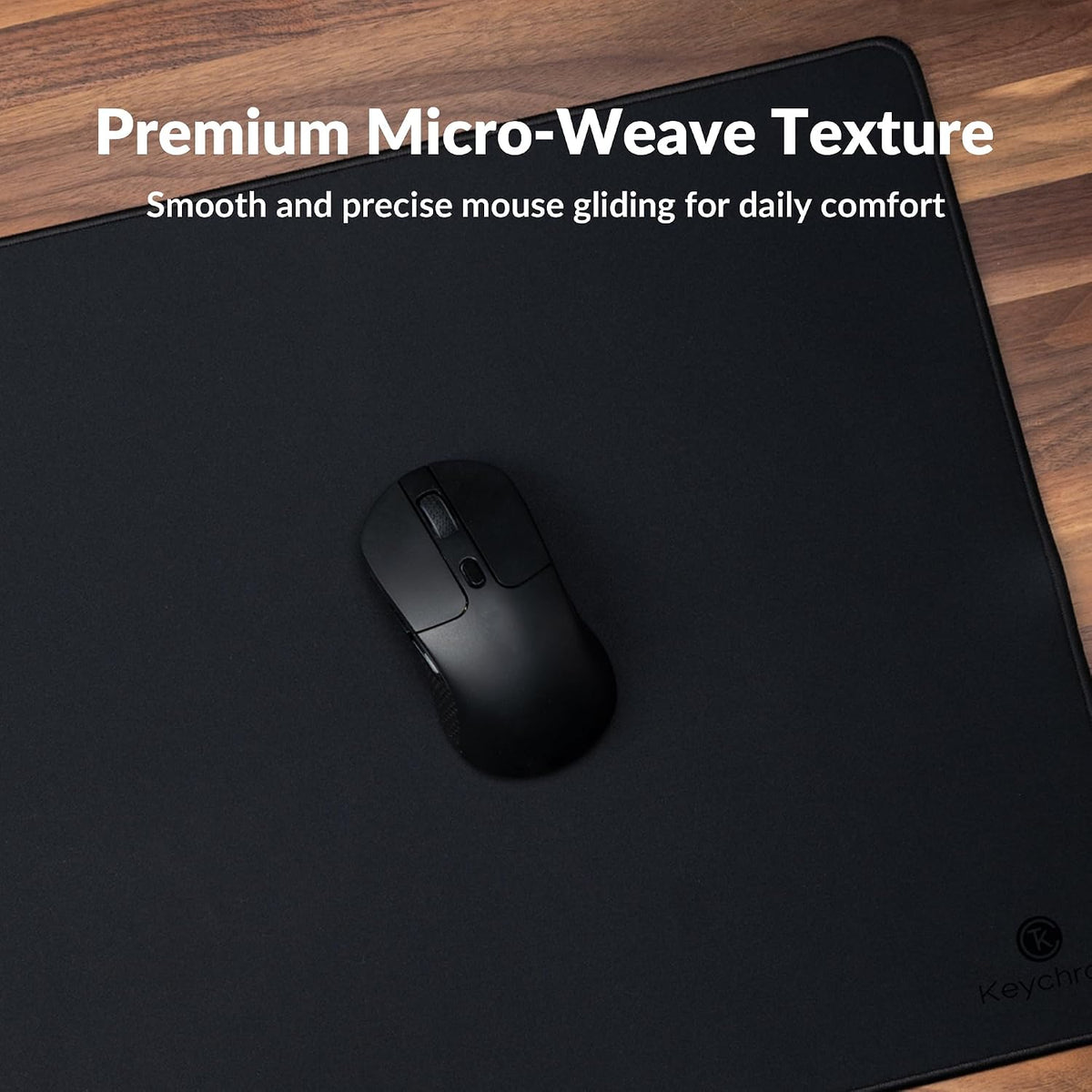 Keychron XL Gaming Mouse Pad Desk Mat, 35.4" × 15.7" (900 × 400 mm), Black - Image 3