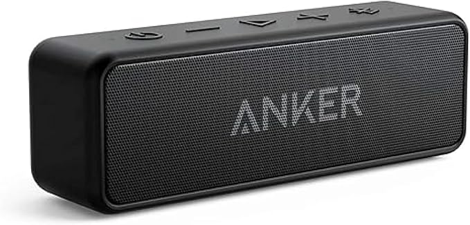 Anker soundcore 2 Portable Bluetooth Speaker, Stereo Sound, IPX7 | BassUp, 24H Playtime, Bluetooth 6, Wireless Speaker for Home, Outdoors, Travel by Unknown