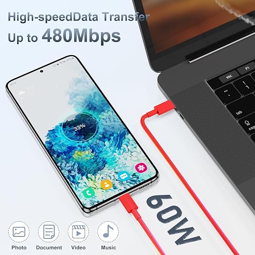 iPhone 17 16 15 Fast Charger and 10ft Type C to C Cable Cord Long, 20W USB C Charging Block Plug for Apple iPhone 17 Pro Max/17 Air/16 Pro/16 Plus/15 Pro/15 Mini/iPad Power Adapter Cube Brick/AirPods - Image 4