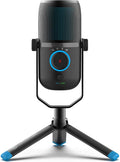 JLab Talk USB Microphone, USB-C Output, Cardioid, Omnidirectional, Stereo or Bidirectional, 96k Sample Rate, 20Hz, 20kHz Frequency Response, Volume, Gain Control, Quick Mute, Plug & Play by JLab