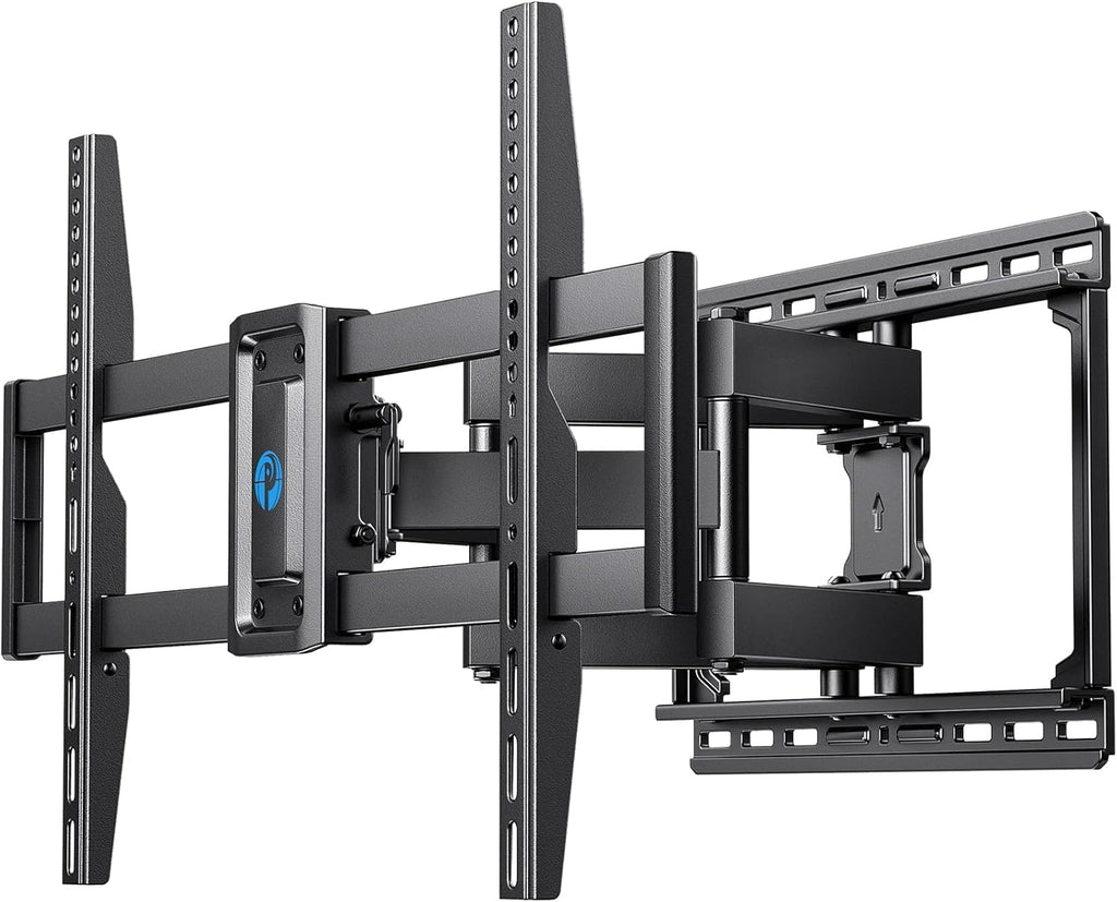 Pipishell Full Motion TV Wall Mount for 37-75 inch Flat/Curved TVs up to 100lbs, Wall Mount TV Bracket Swivel and Tilt, TV Mount Fits 8/12/16" Wood Studs, Max VESA 600x400mm, PILF3 - Image 9