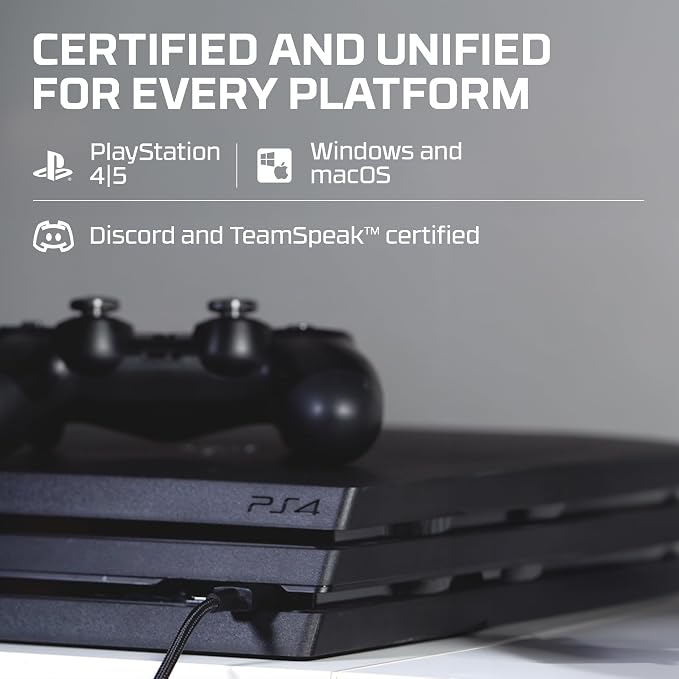 HyperX QuadCast - USB Condenser Gaming Microphone, for PC, PS4, PS5 and Mac, Anti-Vibration Shock Mount, Four Polar Patterns, Pop Filter, Gain Control, Podcasts, Twitch, YouTube, Discord, Red LED - Image 5