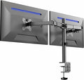 VIVO Dual Monitor Desk Mount, Heavy Duty Fully Adjustable Stand, Fits 2 LCD LED Screens up to 32 inches and 22 lbs Each, Black, STAND-V032 by Unknown