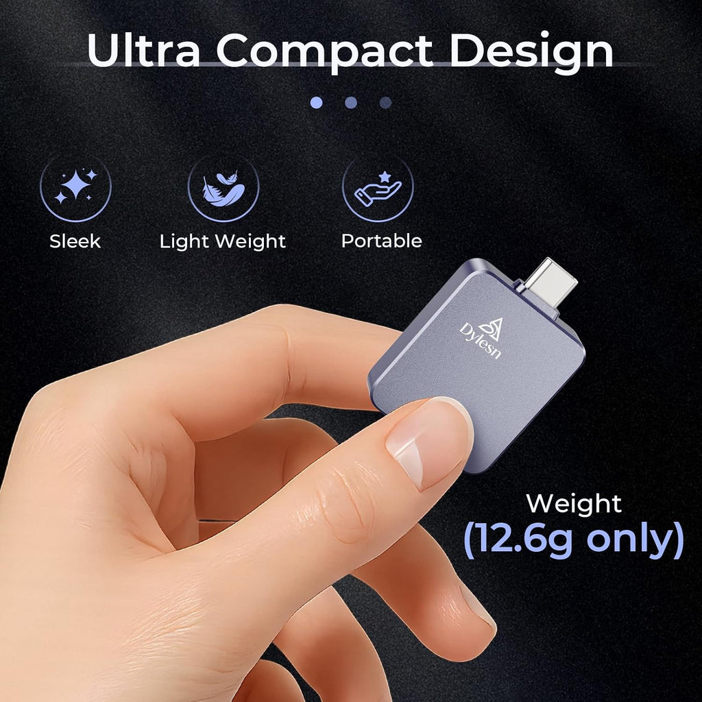1TB Video Editing SSD 20Gbps USB-C External Drive for iPhone16 Pro - Image 3