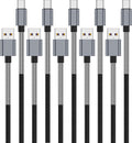 [5Pack 3ft] Compatible with Samsung Galaxy S9 S10 S8 Plus Charger Cord(3A Fast Charging), TPE USB C Type Charger Cable,USB A to Type C Replacement for Samsung A32/A12/A10e/A20/A51 20/9/8,LG-Gray by CyvenSmart