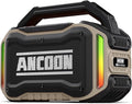 ANCOON Speakers Bluetooth Wireless: 80W(Peak) Loud Speaker with Bass, 20H Playtime, IPX6 Waterproof, Large Jobsite Speakers for Work, Outdoor, Workshop, Garage, Portable Speaker with TWS (Desert) by ANCOON