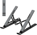 Adjustable Laptop Stand, Portable Laptop Riser for Desk | ABS+Silicone Foldable Ventilated Cooling Notebook Holder Stand for 10-15.6” Laptops, Tablets by Gogoonike