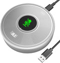 ANSTEN USB Microphone No Speaker, Laptop Computer Microphone Conference Mic | Mute Button with LED, Omnidirectional Condenser PC Desktop Mic, AI Noise Reduction, Plug & Play for Online Class Video by ANSTEN