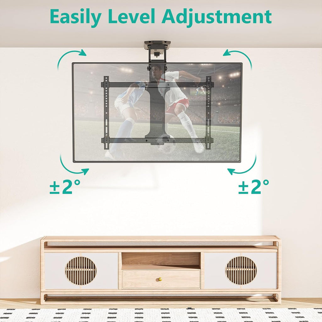 WALI Motorized Ceiling TV Mount for 32-70 inch TVs, Remote and APP Control - Image 8