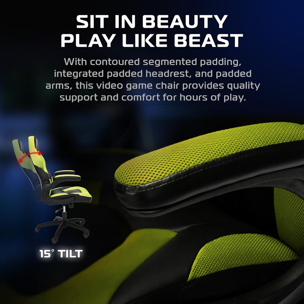 RESPAWN 3085 Gaming Chair, Ergonomic Office Chair, Headrest, Flip-Up Arms - Image 5
