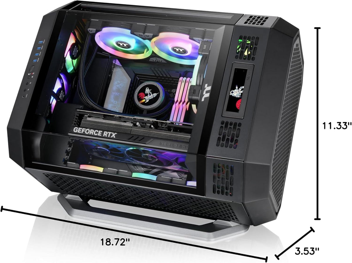 Thermaltake Tower 600 Series Horizontal Display Chassis Support Stand; Black; AC-076-ON1NAN-A1; 3 Year Warranty - Image 7