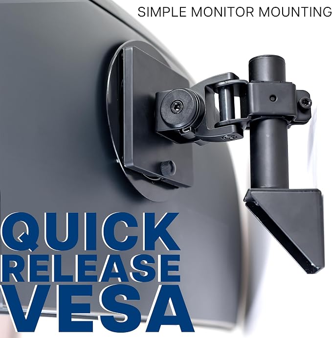 VIVO Single Ultrawide Monitor Wall Mount for Up to 49 inch Screens, Articulating and Height Adjustable, Holds Ultra Wides Up to 44 lbs, Black, MOUNT-WCB01A - Image 9