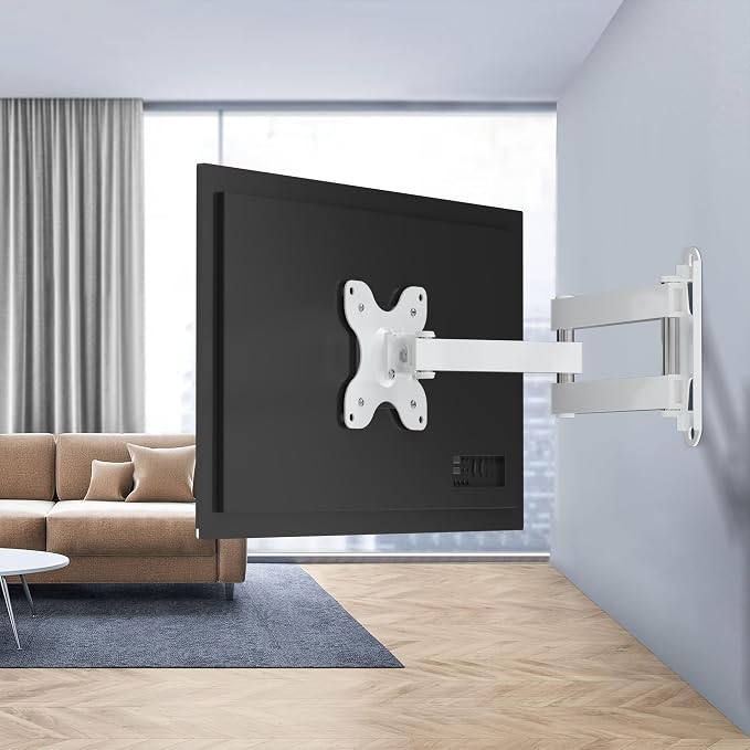 TV Wall Mount, Bracket for Most 13-32 inch LED, LCD Monitor and Plasma TVs, Max VESA 100x100mm by XINLEI, White (MA1330W) - Image 7