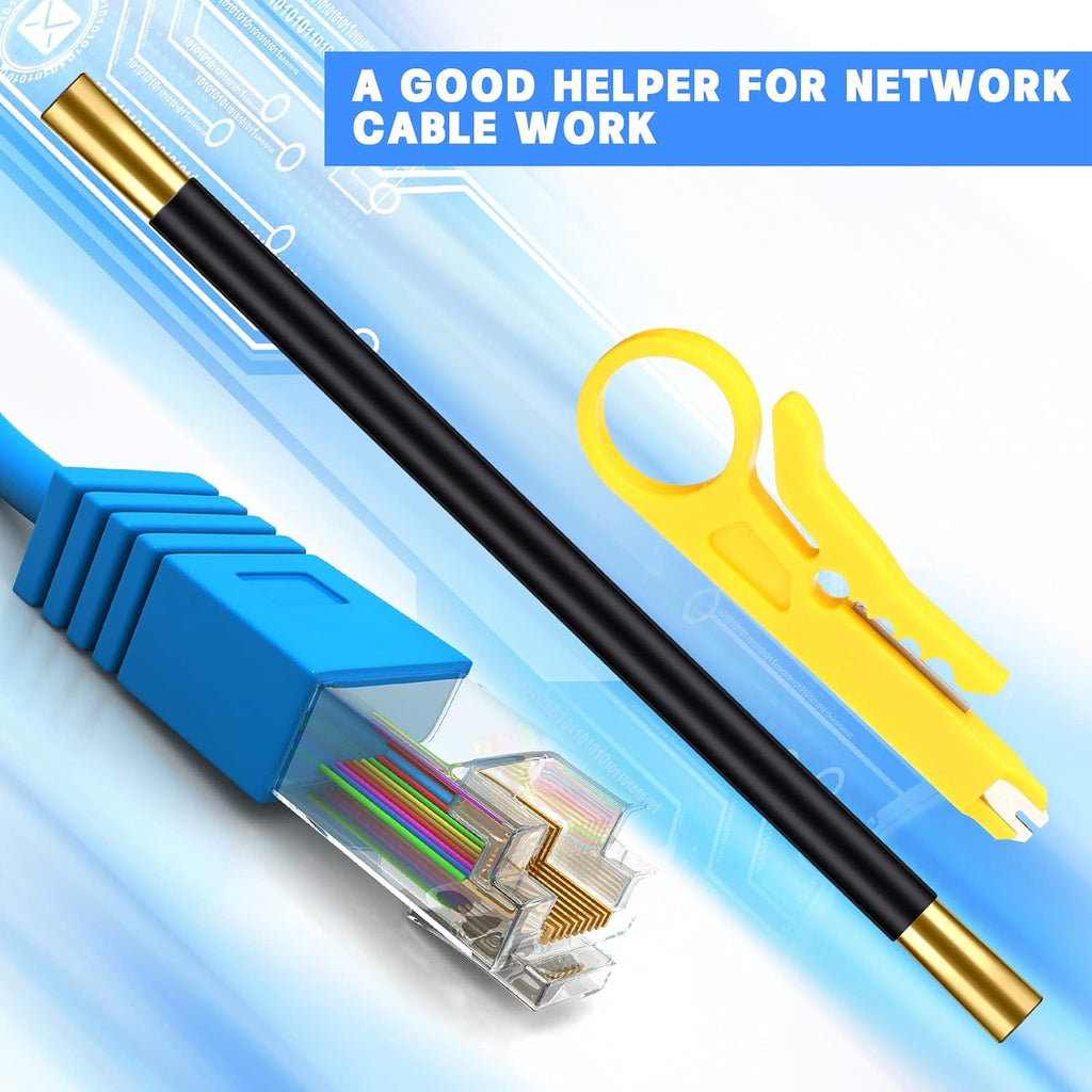 Landhoow 2 Pcs Network Cable Untwist Tool Kit, Straightener for CAT5-CAT7 - Image 3