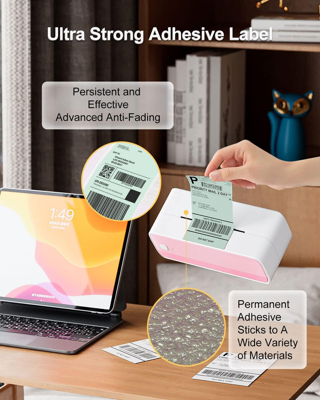 Phomemo 4x6 Thermal Labels for Shipping Label Printer 500PCS Water/Oilproof - Image 7