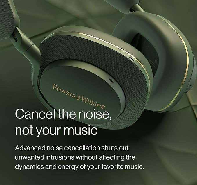 Bowers & Wilkins Px7 S2e Over-Ear Headphones, Bluetooth Headphones Over Ear with Enhanced Noise Cancellation, Transparency Mode, Crystal-Clear Calls, 30-Hour Battery Life, Ocean Blue - Image 3
