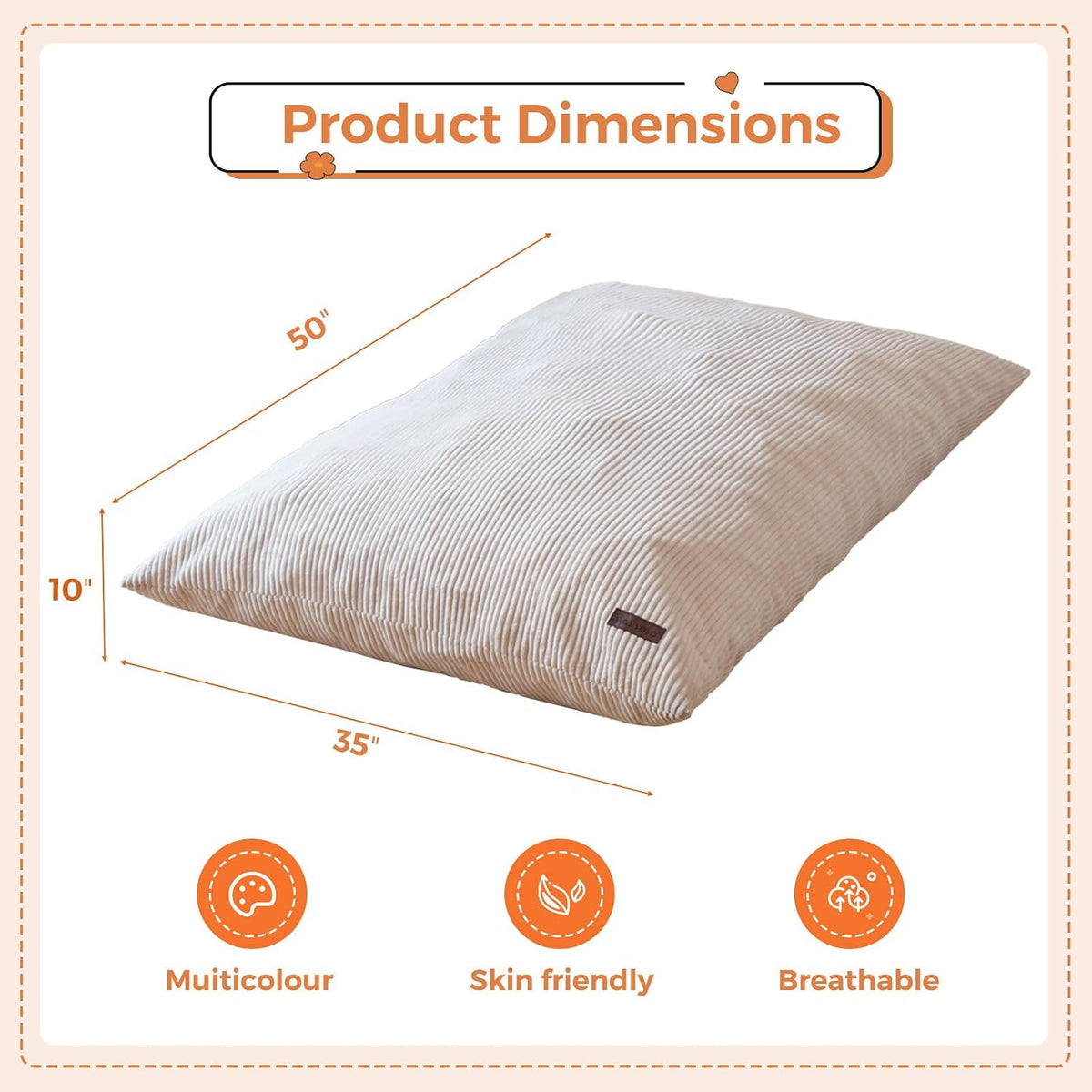 MAXYOYO 3 in 1 Kids Bean Bag Chair, Comfy Floor Sofa with Removed Cover - Image 2