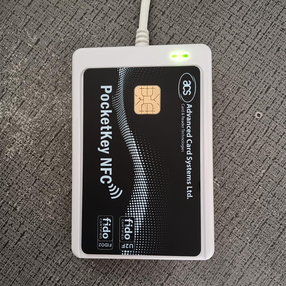 ACS Pocketkey+ FIDO2 Security Key NFC Card (FIDO, FIDO2, U2F), NFC (NFC) - Image 3