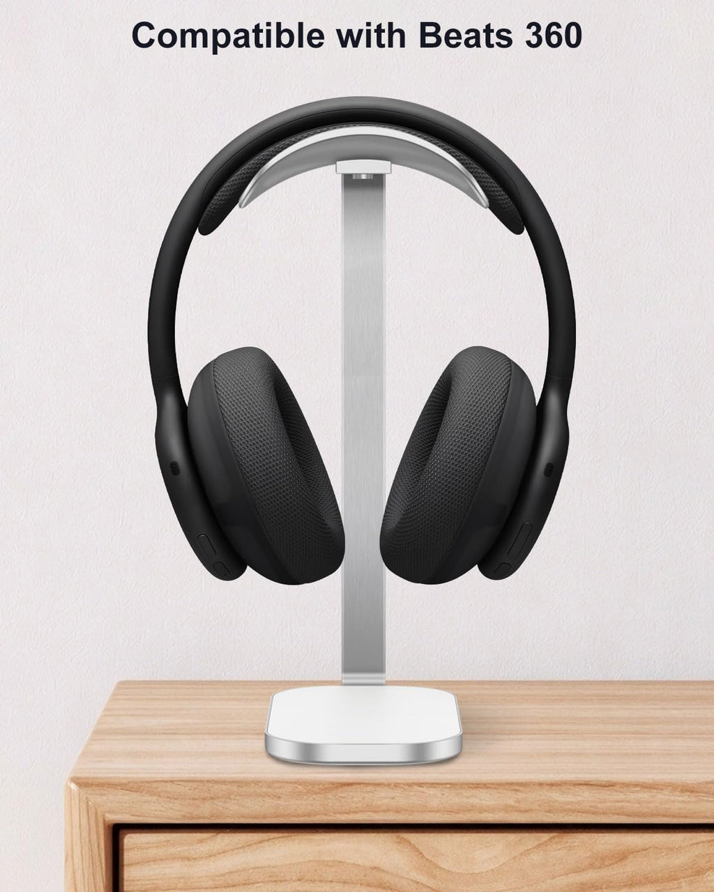 VICHYIE Headphone Stand, Headset Holder for Desk - Silver White - Image 8