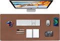 Desk Mat Wireless Charging Mouse Pad Large 32x16 Journey Desk Pad Mat with Wireless Charger Waterproof Leather Computer Mat with Phone Charger Mousepad Non-Slip for Keyboard and Mouse by Zakia