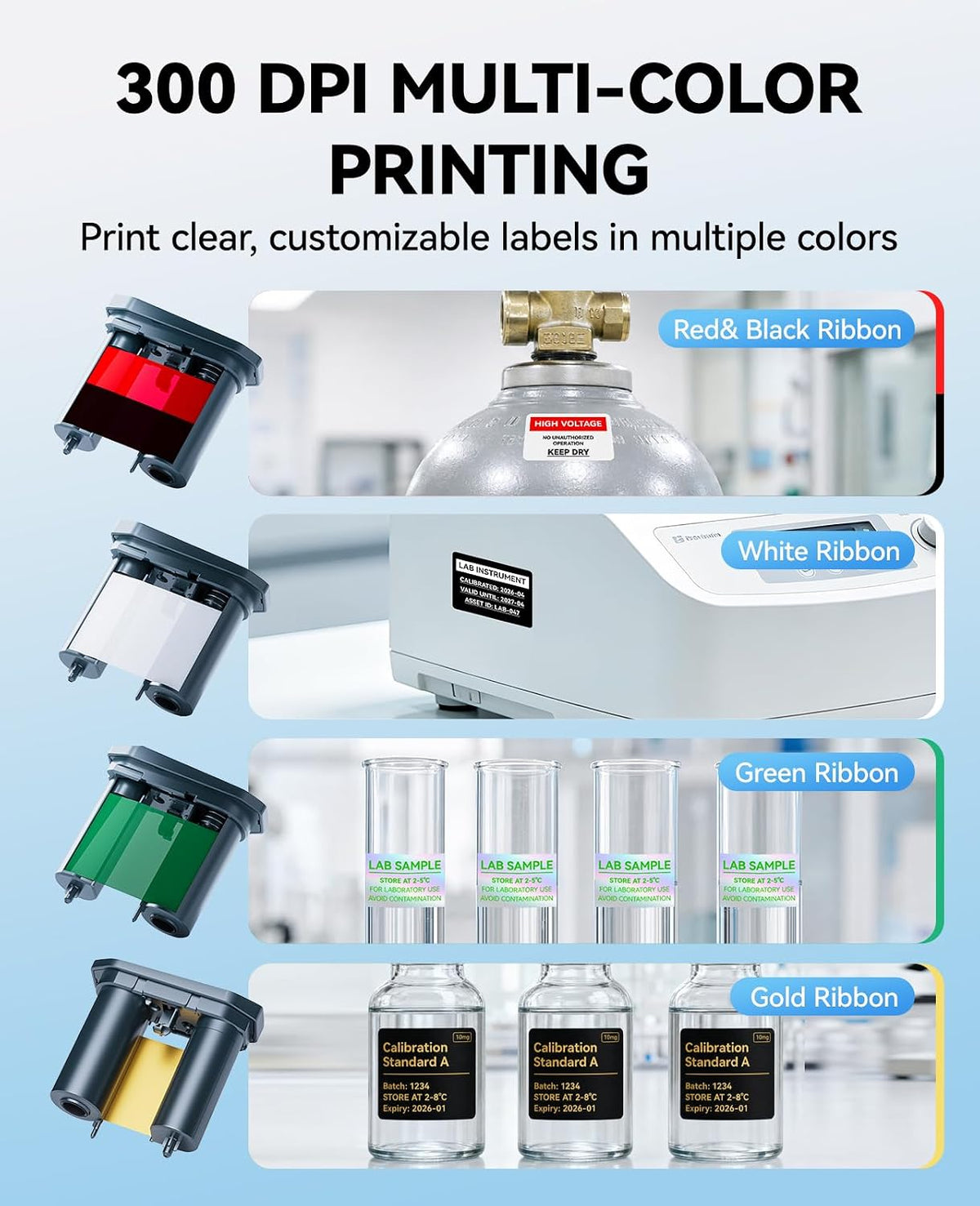 NIIMBOT M2 Bluetooth Thermal Transfer Sticker Printer Support Color Ribbon - Image 7