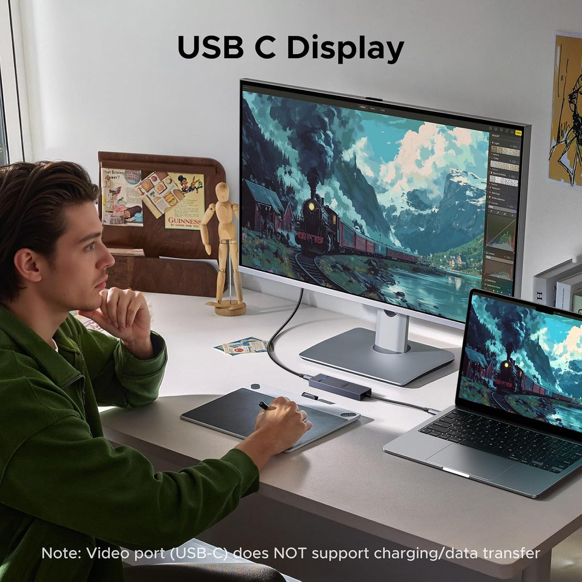 UGREEN Revodok USB-C Hub 4K@60Hz Video Adapter - Image 3