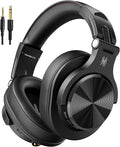 OneOdio A70 Bluetooth Over-Ear Headphones, Hi-Res Wired DJ Studio - Black | Wireless over-ear headphones with 72H playtime, 3.5mm/6.35mm wired jacks for studio monitoring, mixing, guitar, amp and PC by OneOdio