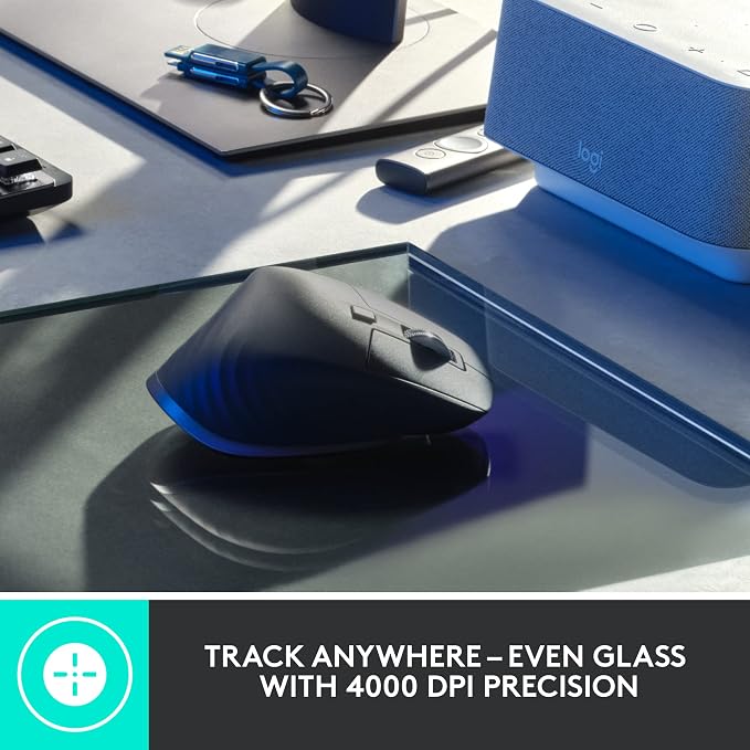 Logitech MX Mechanical Mini TKL Illuminated Wireless Keyboard, Linear, and MX Master 3S Performance Wireless Bluetooth Mouse Bundle, macOS, Windows, Linux, iOS, Android - Image 11