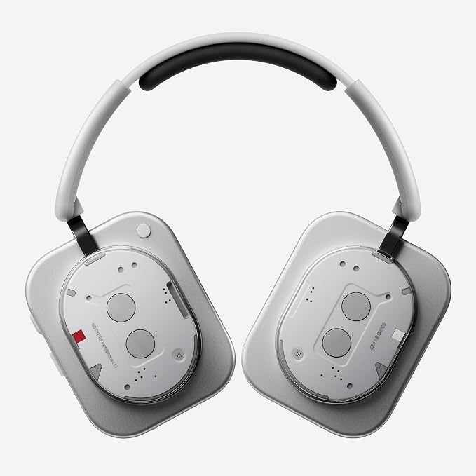 Nothing Headphone (1) Hybrid Active Noise Cancelling Headphones, Wireless Over-Ear Headphones with 6 Mics, 80Hrs Playtime, Hi-Res Audio, KEF-Tuned, Spatial Sound, Comfort Fit & Fast Charging White - Image 7